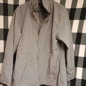 Hybrid Apparel Women's Utility Jacket in Gray
